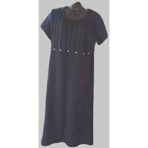Studio Ease Black 100% Linen Maxi Dress Plus Sz 24W Cottage Lagenlook Sustainabl